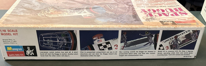 Vintage 1969 Monogram 1/48 Scale Space Buggy Rare Sealed Model Kit gallery