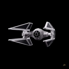 1/72 Star Wars TIE Interceptor Fighter Series Model Kit W/base 3D Printing