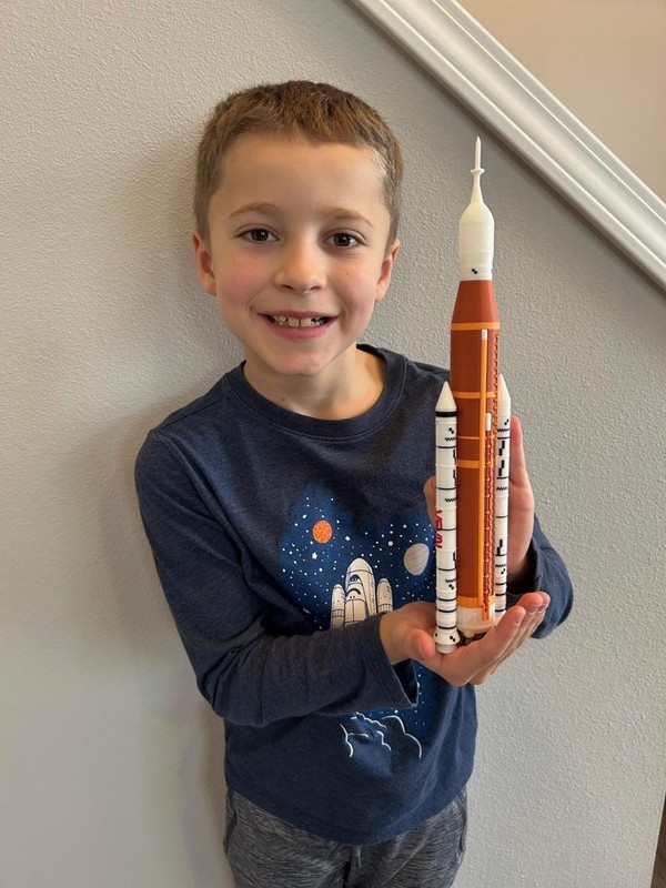 Artemis Space Launch System (SLS) Rocket Model with Magnetic Detachable Boosters gallery