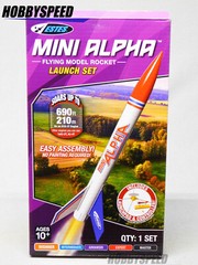 ESTES MINI ALPHA MODEL ROCKET LAUNCH SET pad control space base EST2458 NEW