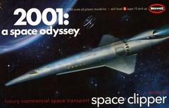 Moebius 1/350 2001: A Space Odyssey Orion III Space Clipper Plastic Model Kit