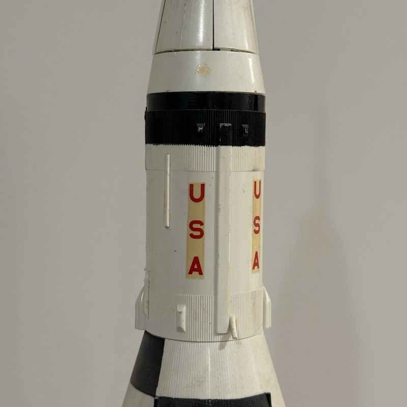 Vintage Apollo Saturn V Rocket Built Model 29” NASA Space 1:144 gallery