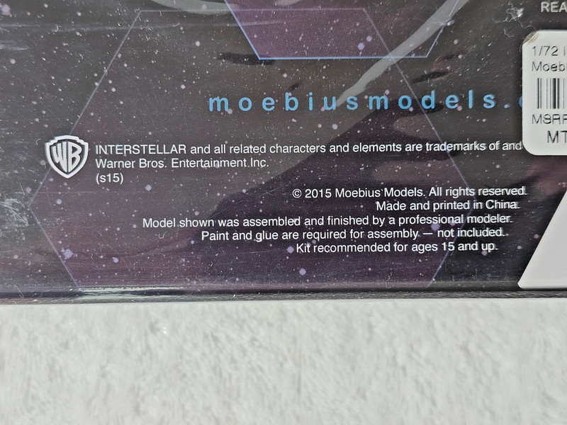 Moebius Interstellar Ranger Model Kit 1/72 Scale Sci-Fi Movie Spacecraft 960 gallery