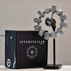 Interstellar Spacecraft Model Eternal Space Station Rotatable Ornament Collectio