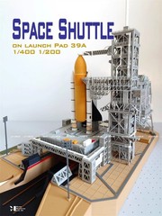 1/400 39A Space Shuttle Launch Site 3D Printed Finished Model