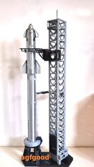 1:200 SpaceX Starship Launch Site Rocket Model High Precision Tower Starbase