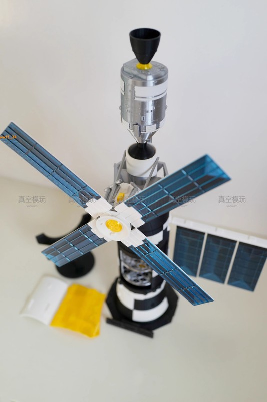 Scale Sky Lab S-IVB Skylab Model Space Station 1/144 Painted Model Toy Gift gallery