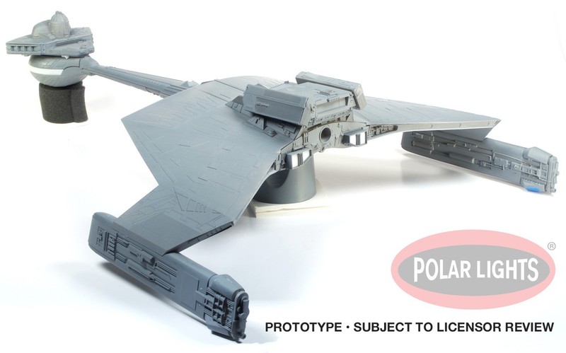 New Sealed POLOR LIGHTS STAR TREK KLINGON D7 Battle Cruiser model kit gallery