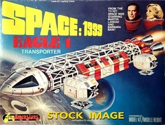 Two 1975 MPC FUNDIMENSIONS SPACE:1999 EAGLE 1 TRANSPORTER Model kits -No Boxes