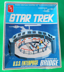 Vintage 1975 AMT Star Trek U.S.S. Enterprise Command Bridge Model Kit Complete