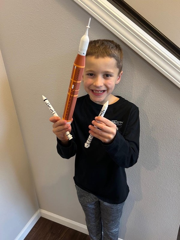 Artemis Space Launch System (SLS) Rocket Model with Magnetic Detachable Boosters gallery