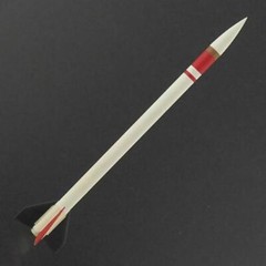 ASP Flying Model Rocket Kit D-Region Tomahawk 13mm ASP KDRT-13MD