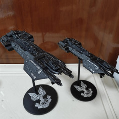Halo 4 UNSC 火灵号 CFV-88 Spaceship Model Resin Spacecraft Toy Figure