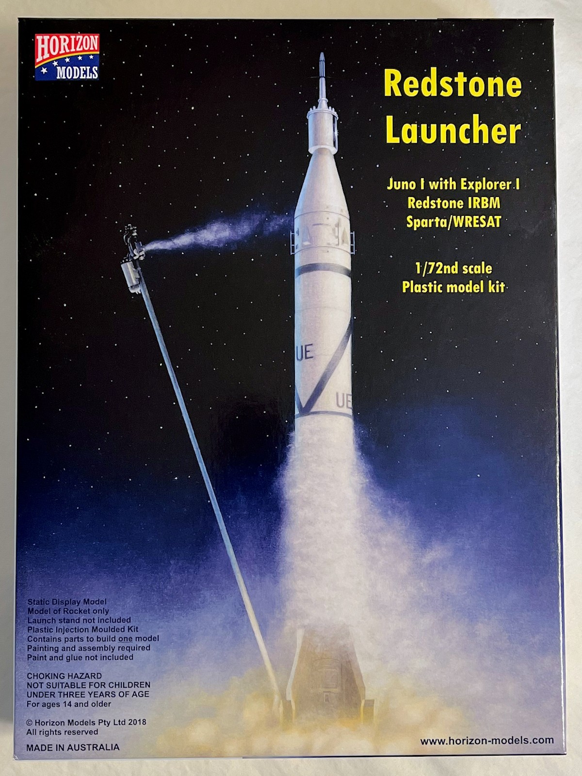 Horizon Models REDSTONE LAUNCHER Rocket 1/72 Scale Plastic Model Kit NEW gallery