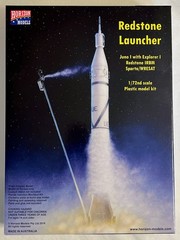 Horizon Models REDSTONE LAUNCHER Rocket 1/72 Scale Plastic Model Kit NEW