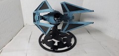 Custom Built Star Wars 1/56 Imperial Tie Interceptor Model 3D Print with stand