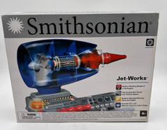 Smithsonian Jet-Works Jet Engine Building Kit STEM Science Model w/ Lights NEW
