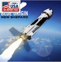 Apogee Blue Origin New Shepard Model Rocket Kit Skill Level 1 Easy Build Launch