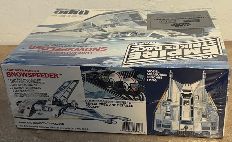 MPC Star Wars The Empire Strikes Back Luke Skywalker Snowspeeder Model Kit gallery