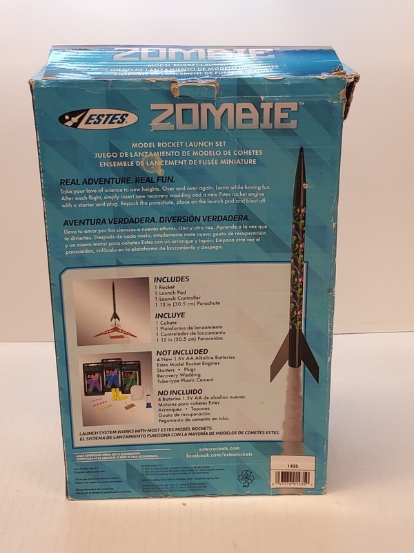 ESTES 1435 Zombie Flying Model Rocket Launch Kit Space Rocket gallery