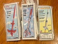 3 PACK! Newway, Semroc, Flying Model Rocket Kits