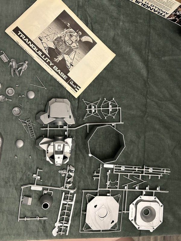 Revell Tranquility Base Moon Space Model Kit, Opened Box gallery