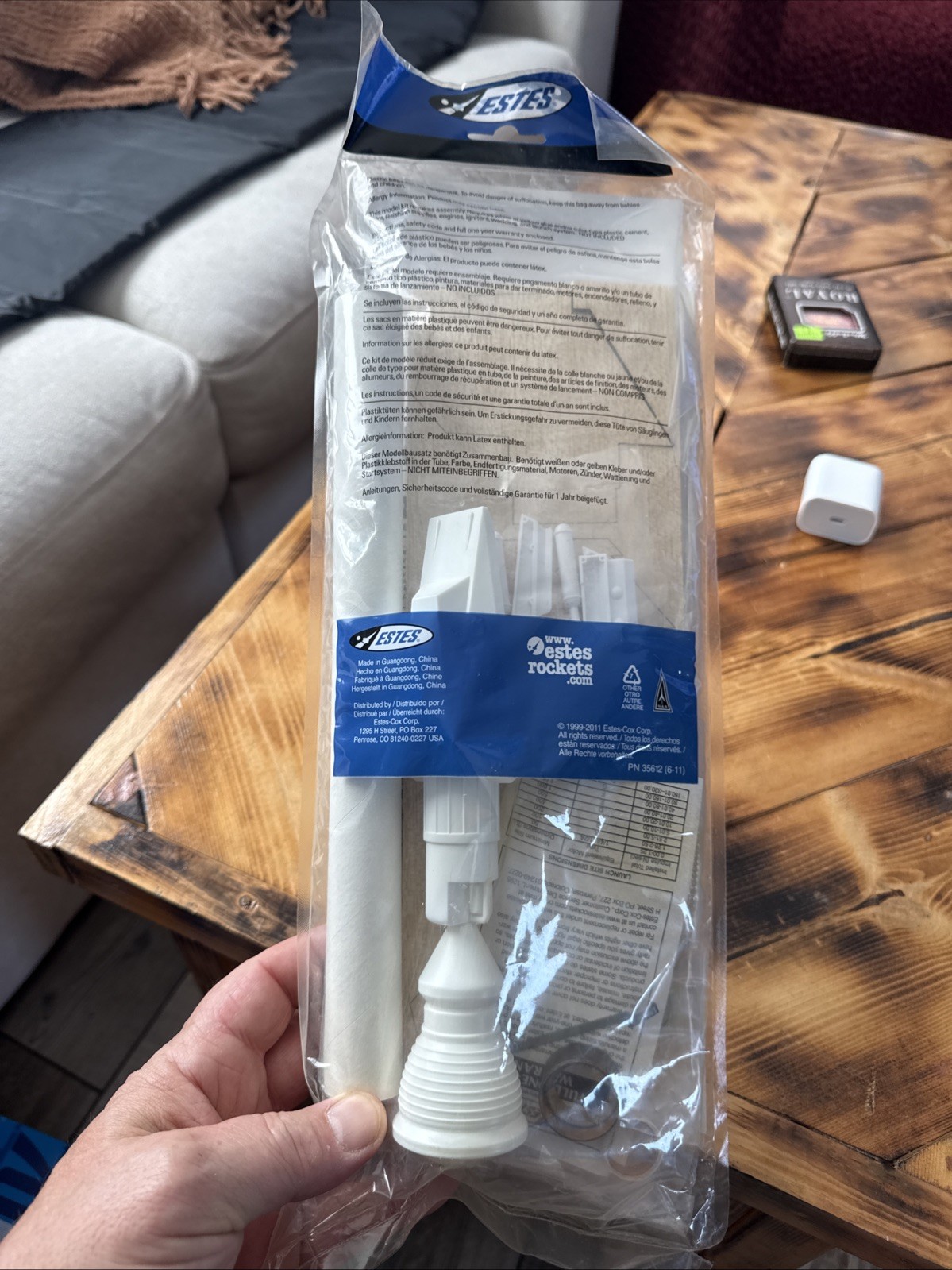 Estes Asteroid Hunter Flying Model Rocket Kit level 5 Expert gallery