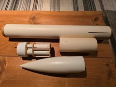 Estes Original Pro Series Patriot Missile Model Rocket ( 4 Engine Rocket )