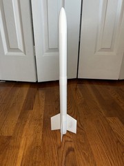 (COMES WITH 2) High quality 17 in 3d Printed model Rockets