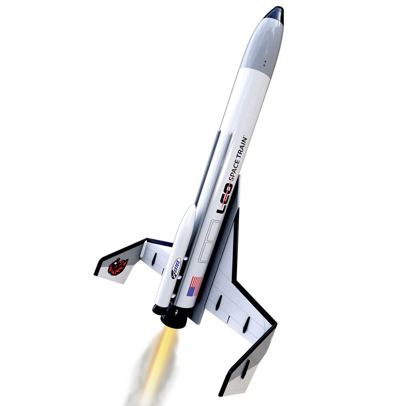 Estes Flying Model Rocket Kit LEO Space Train EST 7285 gallery