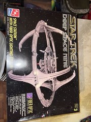 AMT Ertl Star Trek Deep Space Station Fiber Optic Lights Sealed 1995 Limited Fun