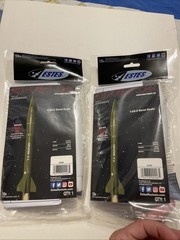 Pair Estes Mini U.S. Military Honest John Flying Model Rocket Ship Kits 2446 New