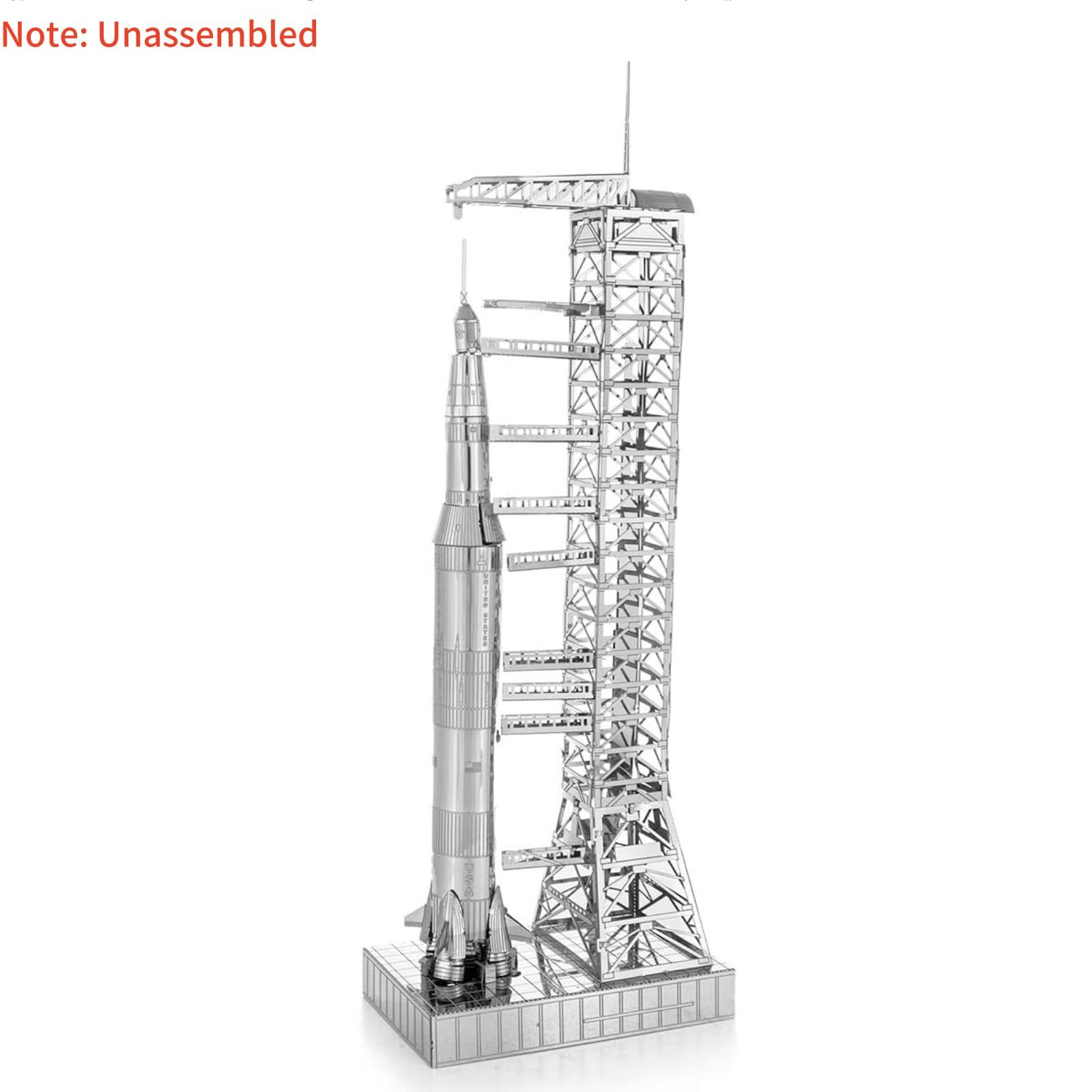 5.9in 1:770 High Quality USA Apollo 11 Saturn V w/ Gantry Unassembled Model gallery