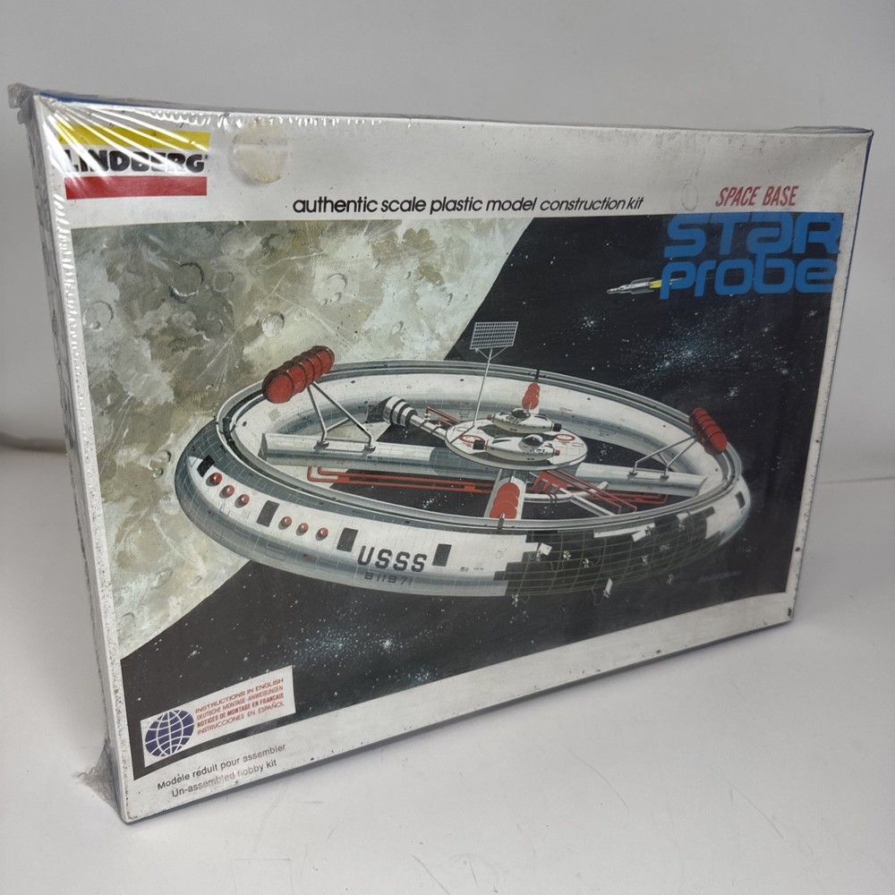 Lindberg Star Probe Space Base Scale Plastic Model Construction Kit SEALED NEW