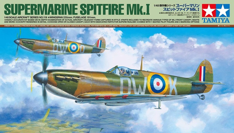 Tamiya 1/48 Masterpiece Series No.119 Supermarine Spitfire Mk.1 Plastic Model 61 gallery