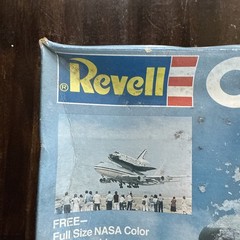 Vintage Revell Space Shuttle Colombia and 747 Model Kit in Box NOS 1:144 Scale