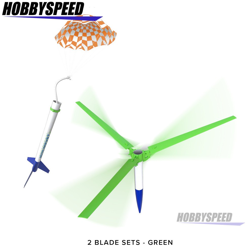 ESTES ROTO ROCKET BEGINNER KIT model launch nasa space parachute EST1322 NEW gallery