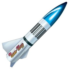 LOC Precision Flying Model Rocket Kit 2.56″ Nano Magg LOC PK-17