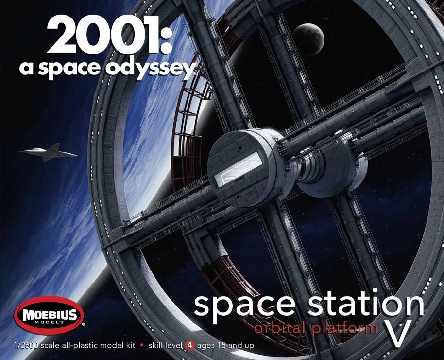 MOEBIUS 1/2600 2001 Space Station V Model Kit MOE2001-6