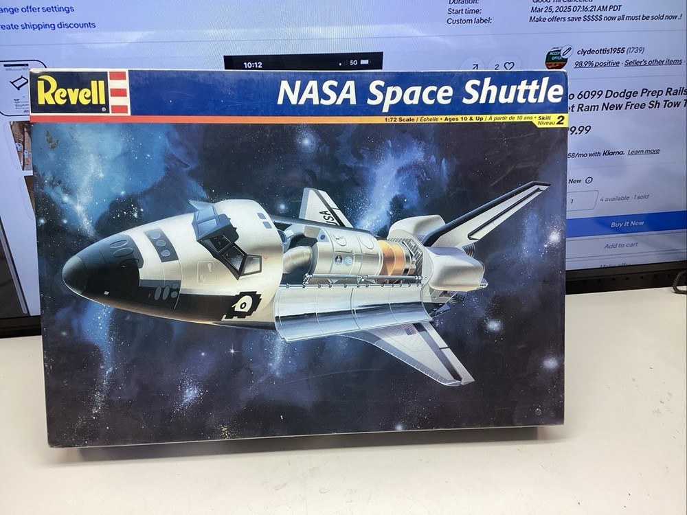 S2 SPACE SHUTTLE FUEL NASA MODEL KIT 1:72 REVELL 85-5904 NEW UNITED STATES 1998
