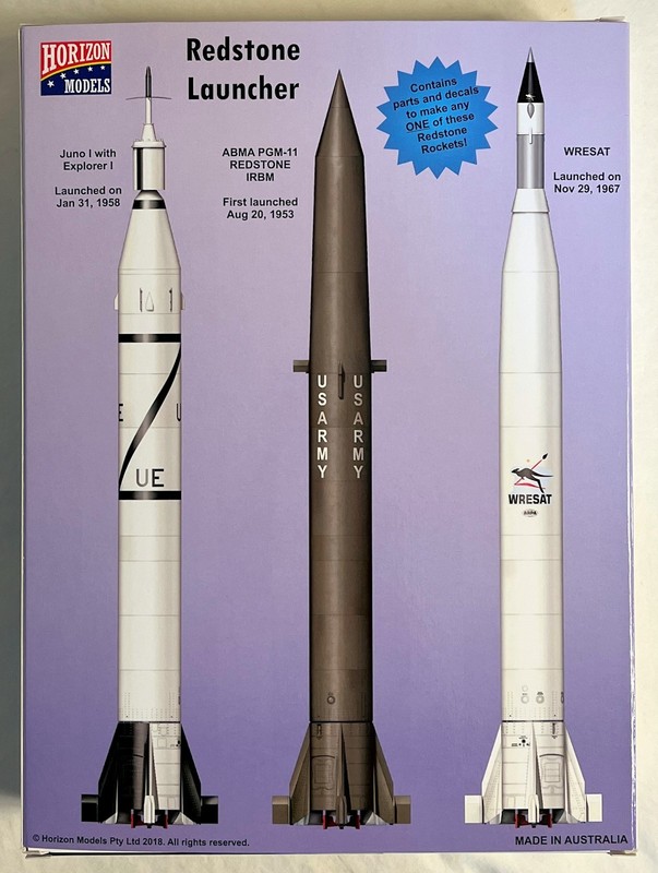 Horizon Models REDSTONE LAUNCHER Rocket 1/72 Scale Plastic Model Kit NEW gallery
