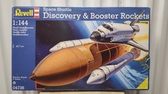 Revell Space Shuttle Discovery & Booster Rockets Model Kit 1:144 Scale [NEW]