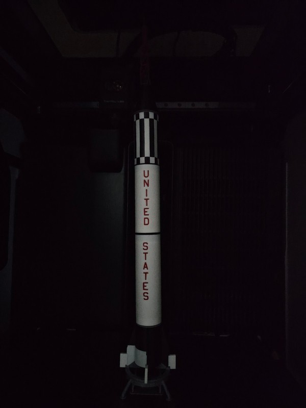 1/60 US NASA Mercury Redstone Rocket 3D Model Finished Product Completed Painted gallery