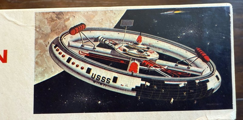 1975 LINDBERG MARS PROBE SPACE STATION Plastic MODEL KIT No 1148 150 New Rare gallery