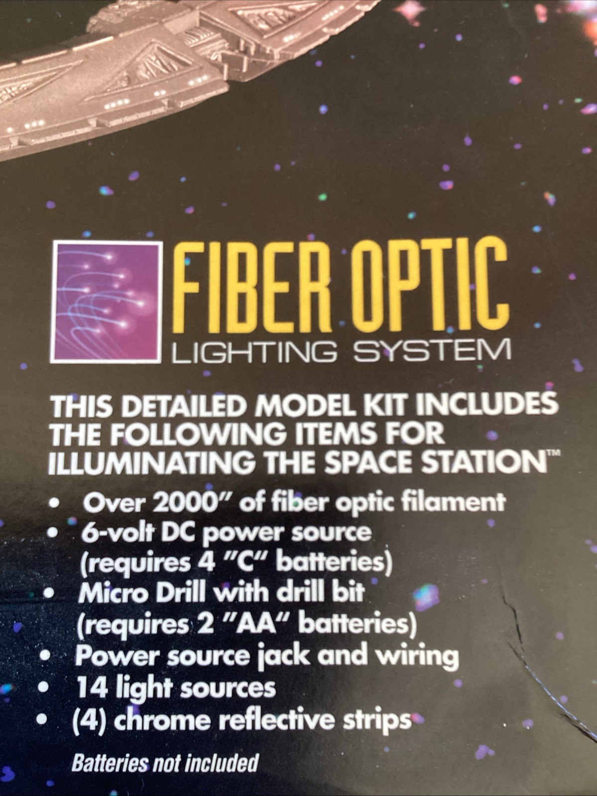 Star Trek Deep Space Nine Model Kit With Fiber Optic Lighting New Open Box gallery