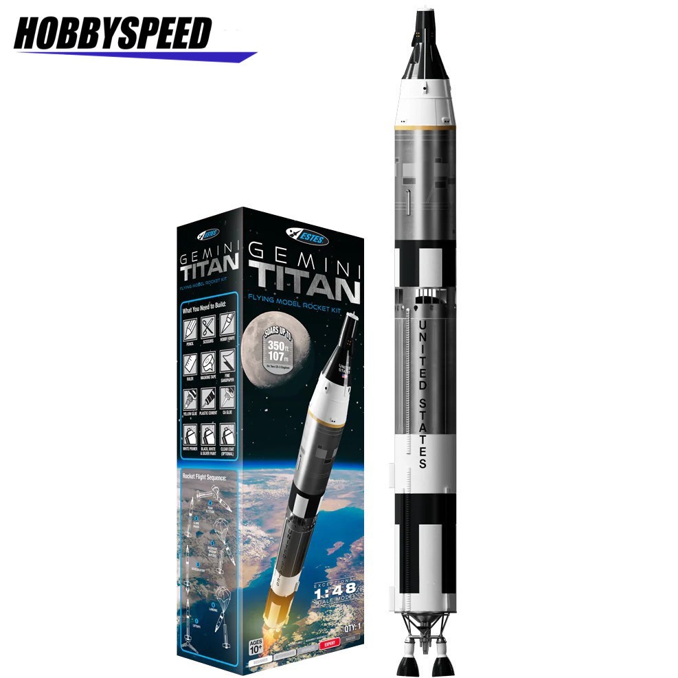 ESTES GEMINI TITAN MODEL ROCKET KIT SKILL: EXPERT nasa space usa EST2210 NEW gallery