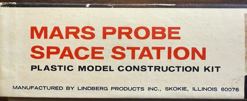 1975 LINDBERG MARS PROBE SPACE STATION Plastic MODEL KIT No 1148 150 New Rare gallery