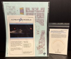 2 Acreation Models Enterprise 1:350 Aztec Decals Model #10 US Seller NIP