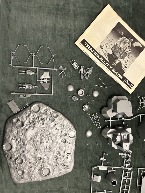 Revell Tranquility Base Moon Space Model Kit, Opened Box gallery