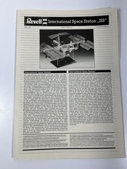 Revell International Space Station ISS model #04841 1:144 INSTRUCTIONS ONLY!!
